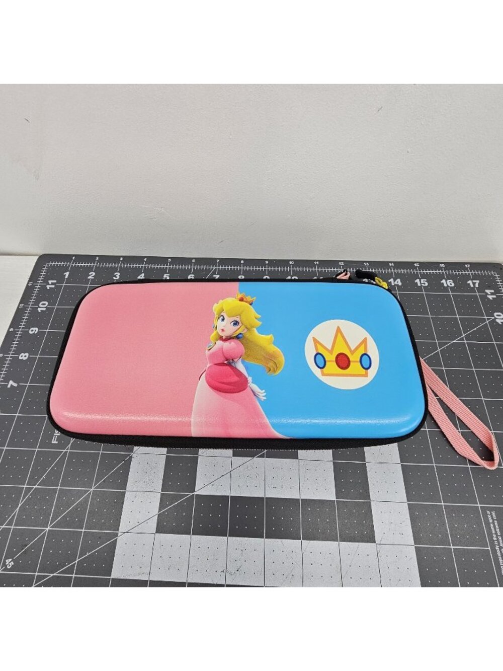 PDP Nintendo Switch Slim Deluxe Travel Case Royal Princess Peach Pink Blue
